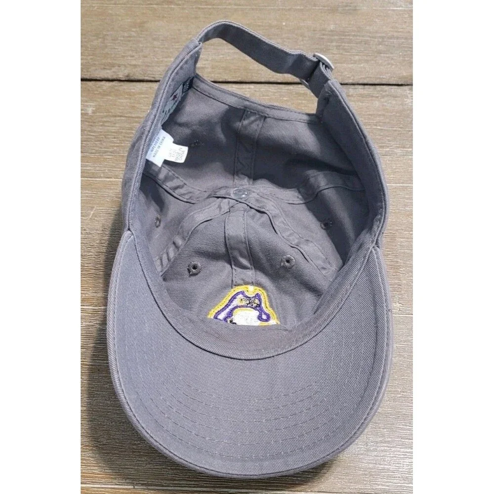 East Carolina Pirates ECU Hat Youth Size Gray THE GAME  Adjustable Strap Cap
